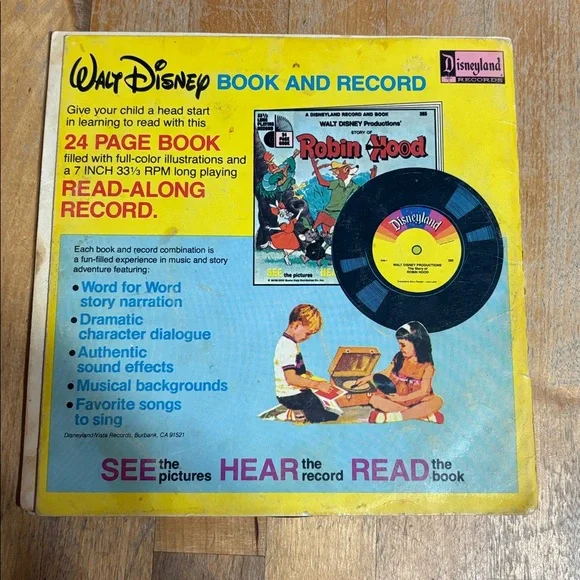 Disney Brer Rabbit Record and Book - Picture 4 of 8